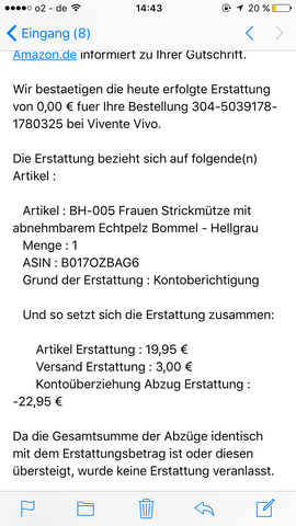 Hab es nicht genau verstanden könnt ihr mir helfen - (Amazon, Email)