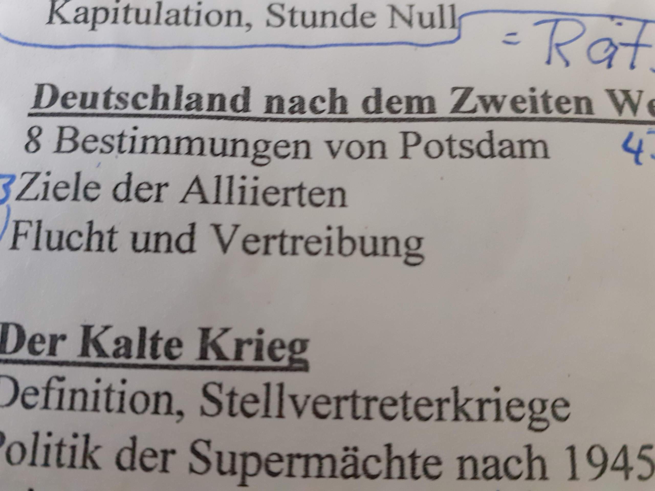 Was Waren Ziele Der Alliierten Nach Dem 2.WK In Dt? (Schule ...