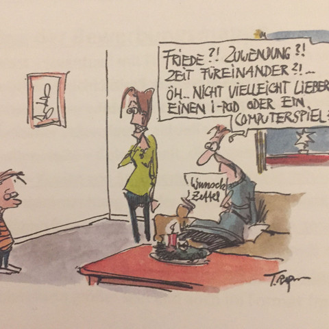 Frage steht oben. - (Handy, Medien, Karikatur)