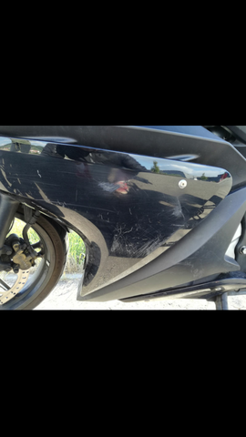 Schaden ein der Yamaha YZF - (Moped, Yamaha, A1)