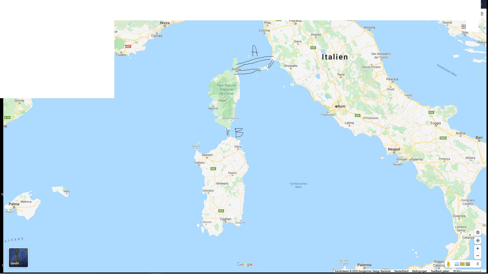 Was würde es kosten eine Brücke von A nach B zu machen über Korsika ...