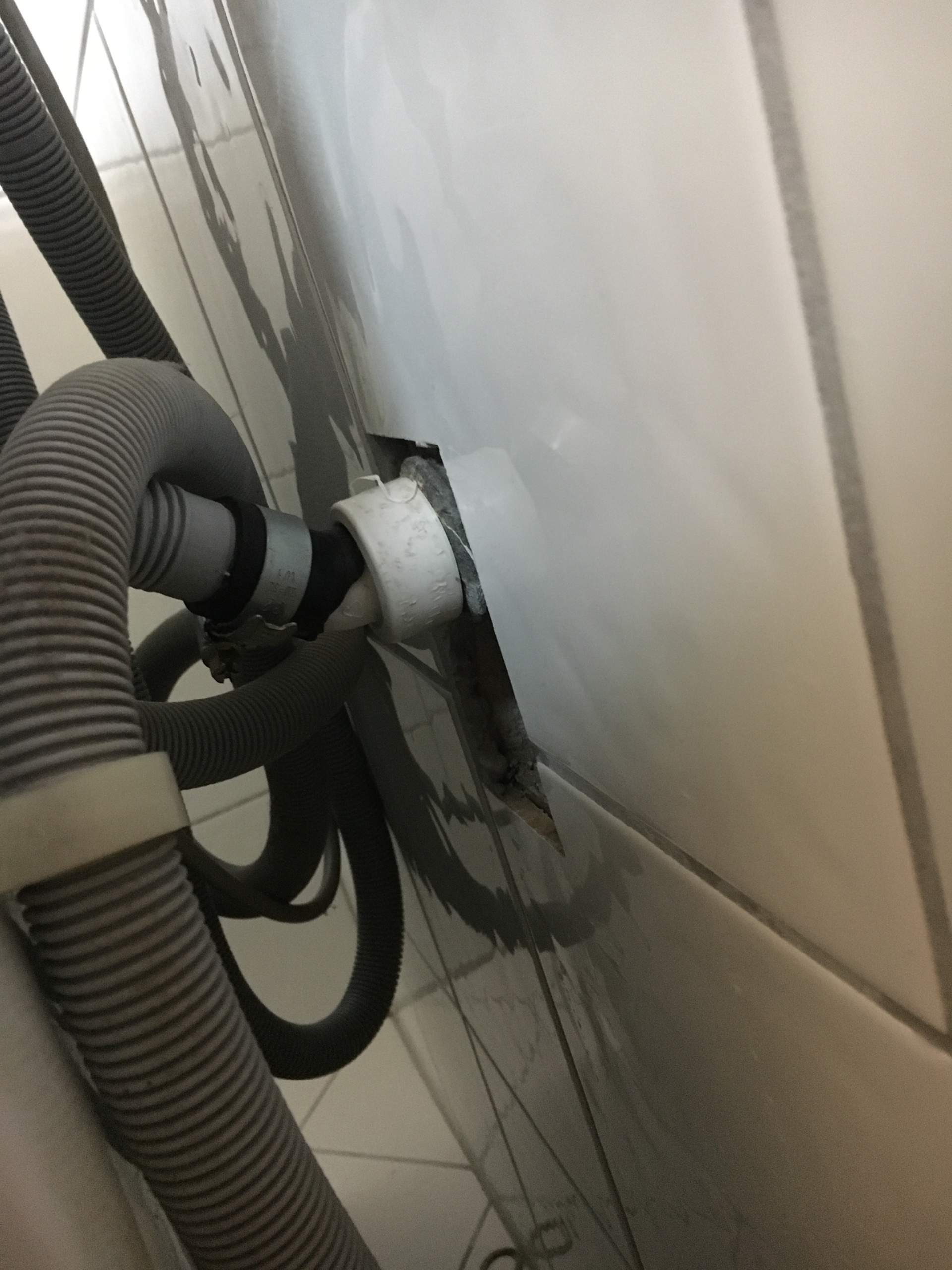 Geschirr Fühlt Sich Stumpf An Spülmaschine Waschmaschine an Unterputz Siphon anschließen? (Anschluss)