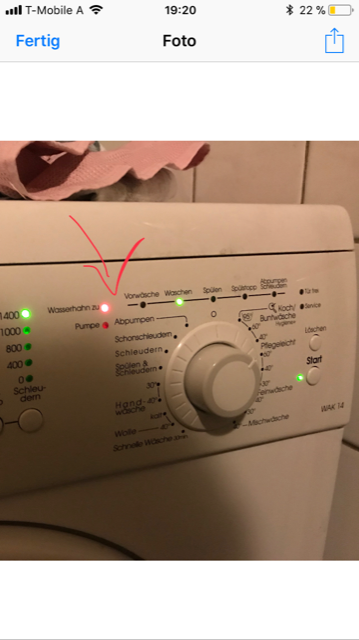 Waschmaschine Bauknecht WAK 14 Zeigt Während Dem Waschmaschine Bauknecht WAK 14 Zeigt Während Dem