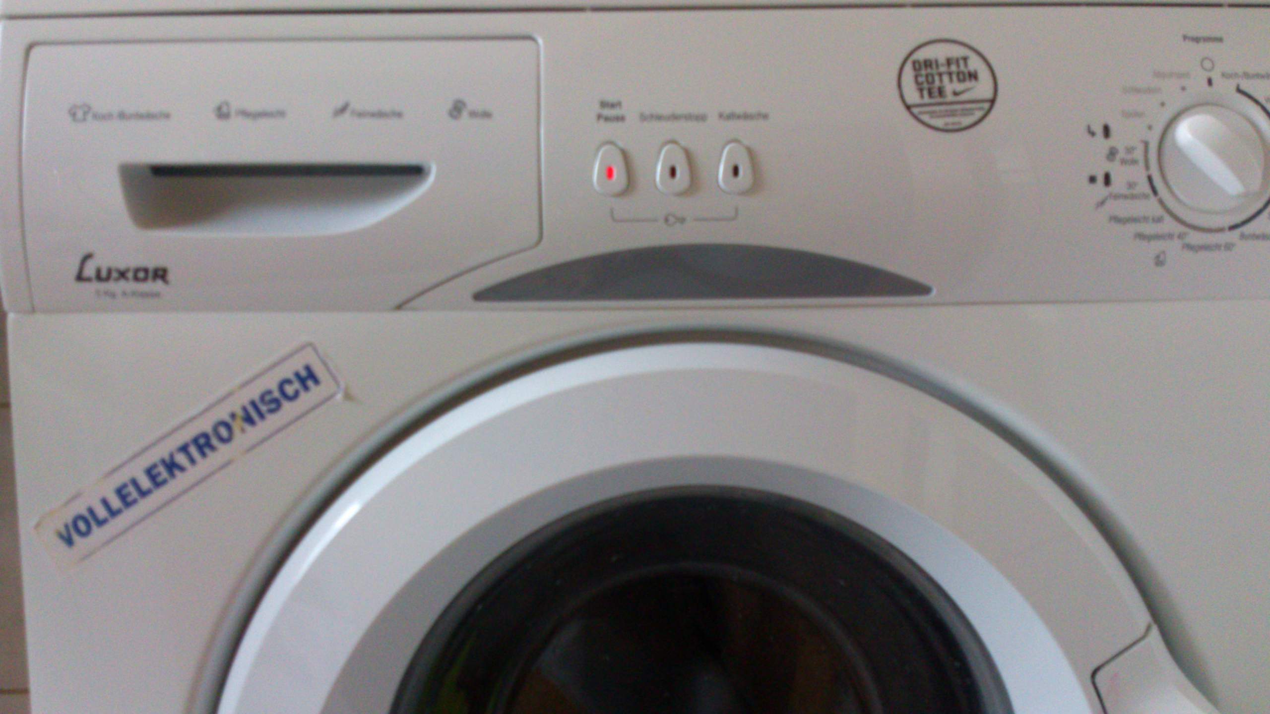 Waschmaschine läuft nicht fertig, Tür lässt sich nicht öffnen