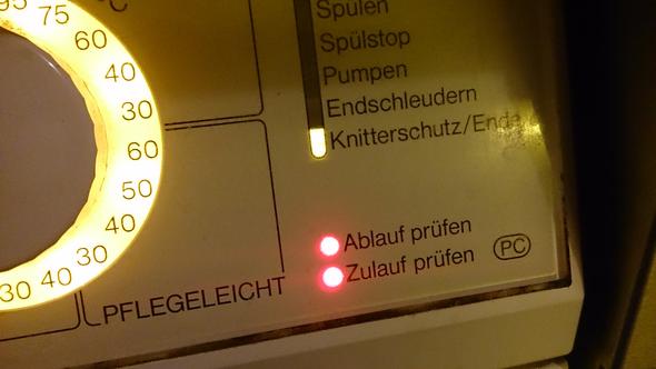 Miele Waschmaschine Fehlermeldung