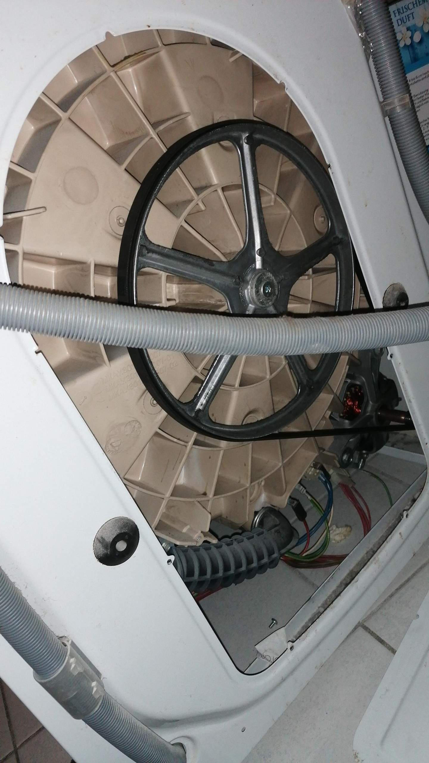 GisWell Waschmaschinenrolle Mit Türfederklemme - 2 Stück, 35 Cm