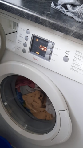Waschmaschine wird Fehler angezeigt?
