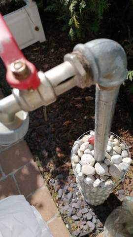 Wasseranschluss Garten kommt kein wasser?