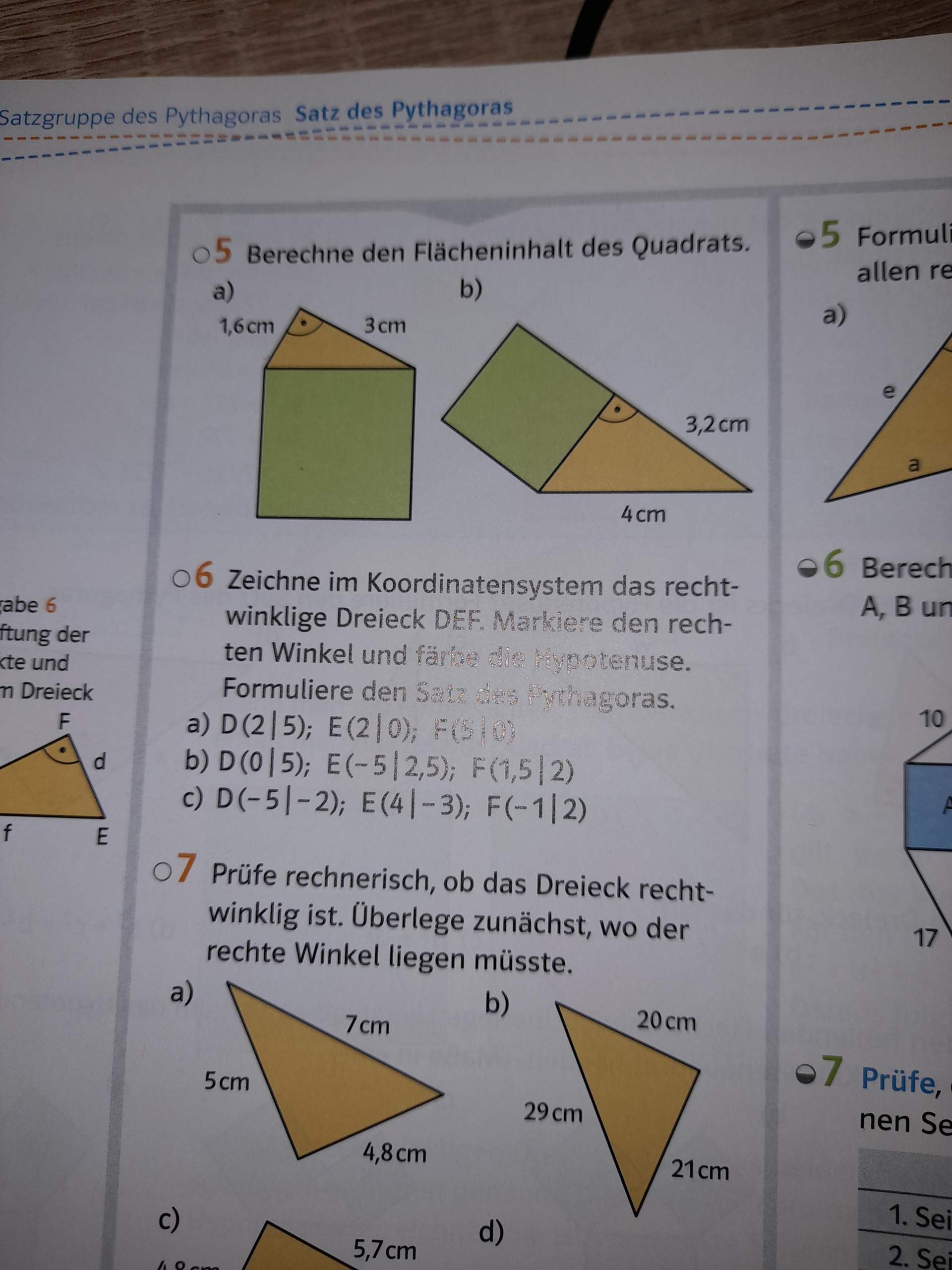 Wie Berechne Ich Den Flächeninhalt We berechne ich den flächeninhalt des quadrats (satz des pythagoras