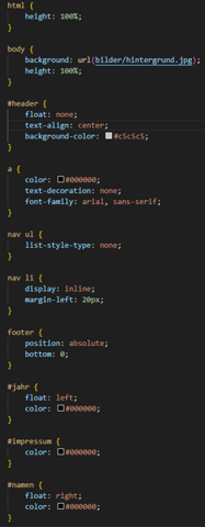 Website HTML und CSS Fehler? (Webseite, programmieren, Informatik)
