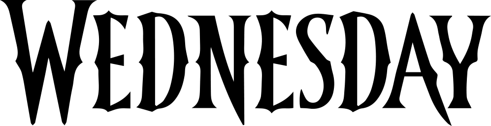 Wednesday addams Font? (Netflix, Horror, Fantasy)