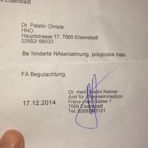 Wegen Termin die schule verlassen? (Arzt)