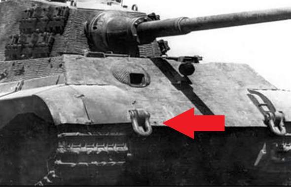 Wehrmacht Panzer Königstiger Tiger II Schäkel Abschlepphaken  2. Weltkrieg Wert?