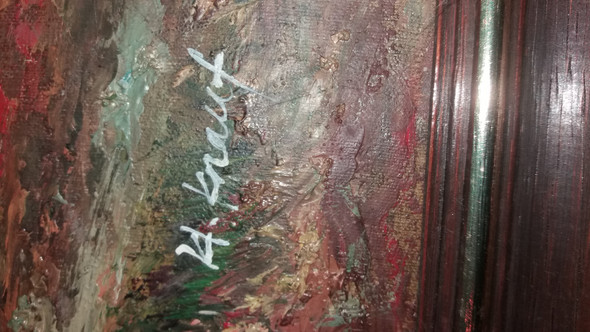 Weiß jemand von welchem Künstler dieses Gemälde stammt? (Bilder, Kunst,  Oelbild)