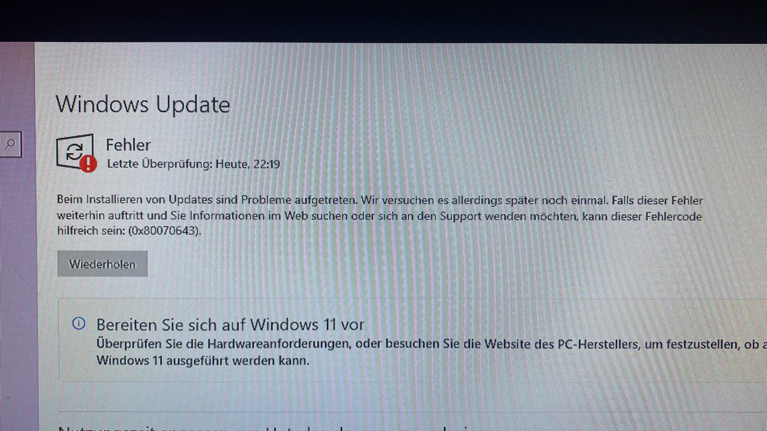 Ein Nicht Vorhandenes Gerät Wurde Angegeben Weiss jemand was dieser Fehlercode bedeutet? (Windows, Windows 10, Update)