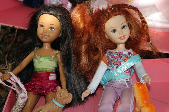 dieses Bild habe ich zufällig gefunden, so haben sie ausgesehen. - (Puppen, Barbie)