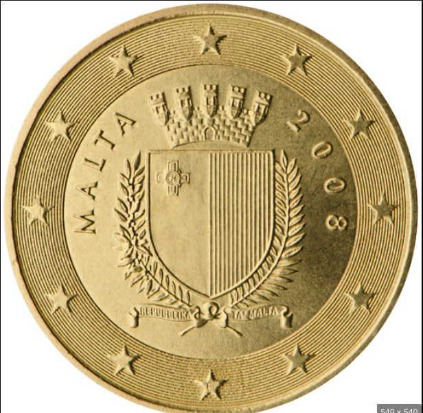 Weiß jemand wie viel wert diese 50 Cent Münze aus Malta aus dem Jahre 2008 wert ist? (Geld, Münzen) Weiß jemand wie viel wert diese 50 Cent Münze aus Malta aus dem Jahre 2008 wert ist? (Geld, Münzen)