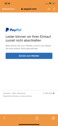 Wieso Kann Ich Nicht Mit Paypal Zahlen Wieso Kann Ich Nicht Mit Paypal Zahlen