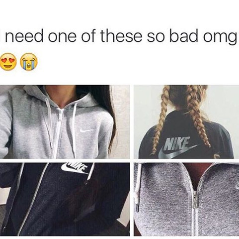 und hiervon die Jacke oben links oder unten rechts&links - (Kleidung, Nike, Jacke)