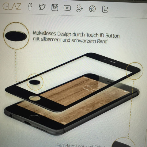 Displayschutz von Glaz
- (iPhone, Display)