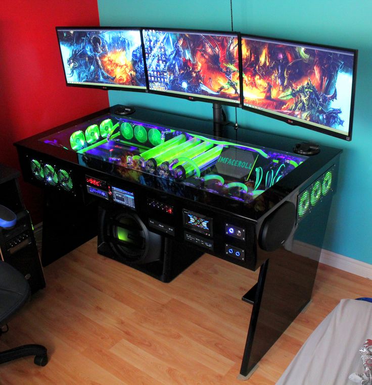 Weiß jemand wo ich so einen Tisch finde? (PC, Gaming, setup)