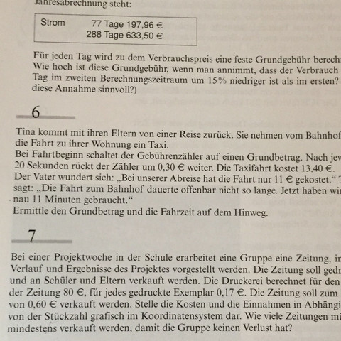Nummer 6 - (Schule, Mathe)
