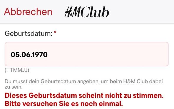 Nachtragen hm club punkte H&M