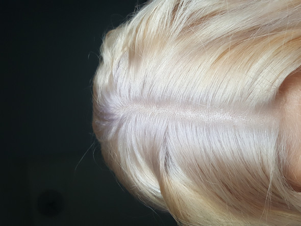 weiße ansätze durch blondieren. was tun ? (friseur, blond, haare färben)