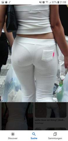 Weiße Hosen sind immer Durchsichtig, welche Farbe ist bei weißen hosen sehr durchsichtiger?