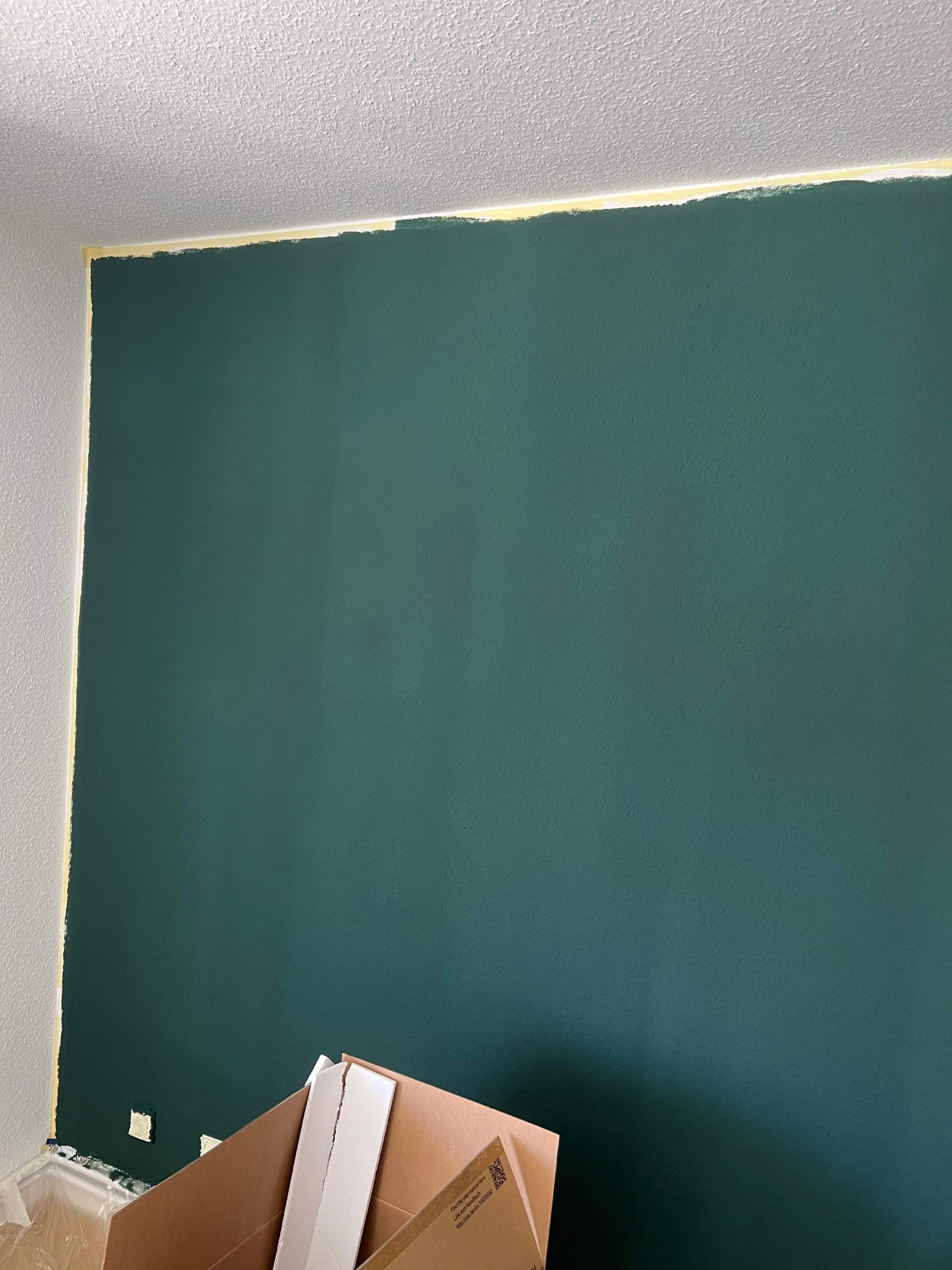 Weiße Streifen nach dem Streichen? (Farbe, Maler)