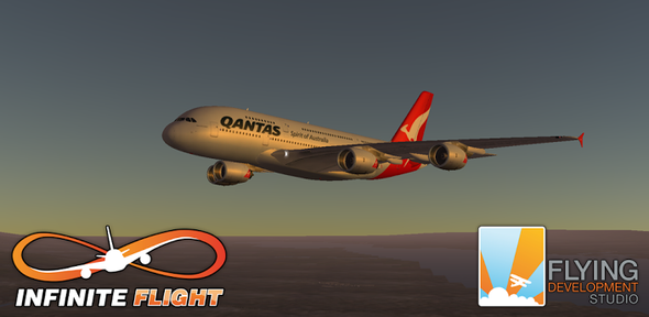 Das ist das Spiel. (Links im Bild der Name des Herstellers) - (Android, Flugsimulator)