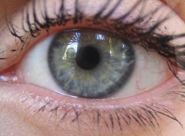 Grau Blau Grüne Augen