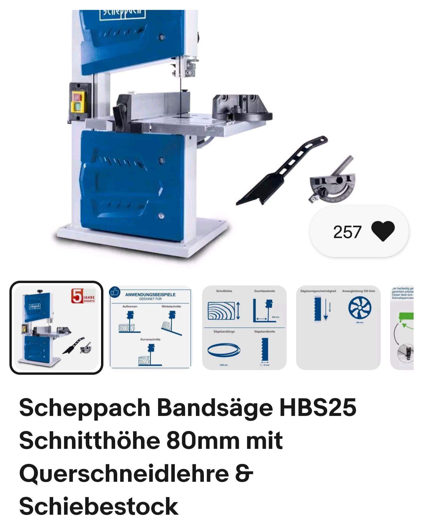 Welche Bandsäge für den Tisch ist euer Meinung am Besten? (Holz, Holzbearbeitung)