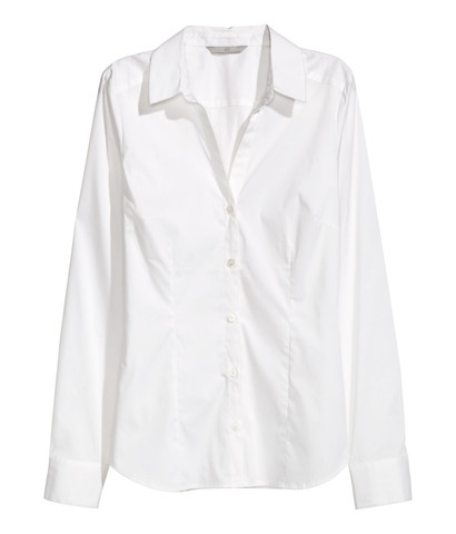 Bluse von H&M - (Kleidung, Mode, weiß)