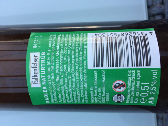 Welche Brauerei Braut Das Falkenfelser Radler Naturtrub Alkohol Getranke Bier