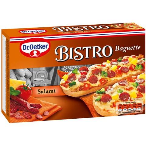 Dr. oetker bistro baguette salami  - (Gesundheit, Essen, Pizza)