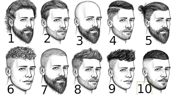 Welche dieser Frisuren sieht bei Männern am besten aus?