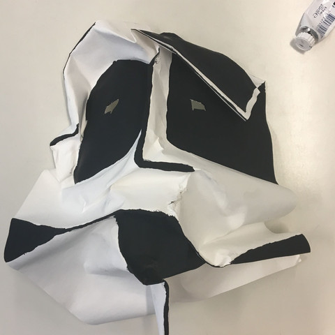 Hier ist das Bild der Maske - (Gefühle, Kunst, zeichnen)