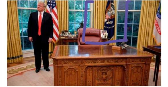 Welche Fahne ist im Oval Office?