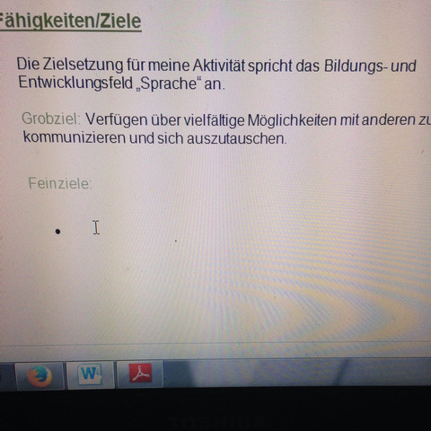 Grob und feinziele beim basteln Grob und feinziele beim basteln