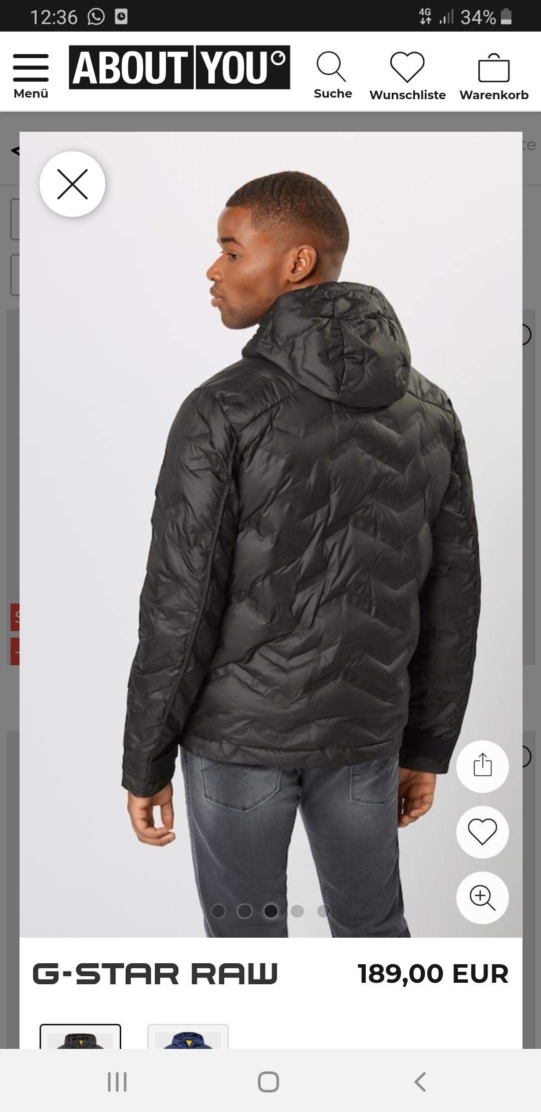 Welche größe brauche ich, bei dieser Winterjacke? (Mode