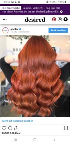 welche haarfarbe wurdet ihr mir