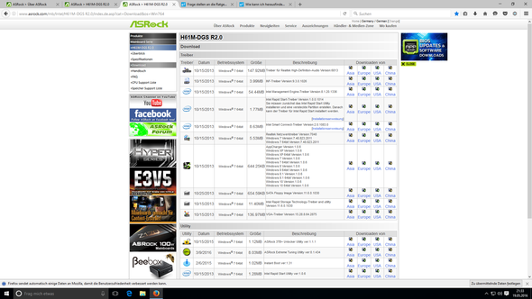 ASRock vorgeschlagene Treiber - (Computer, Hardware, Intel)