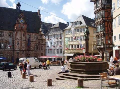 Marburger Altstadt - (Europa, Stadt, Marburg)