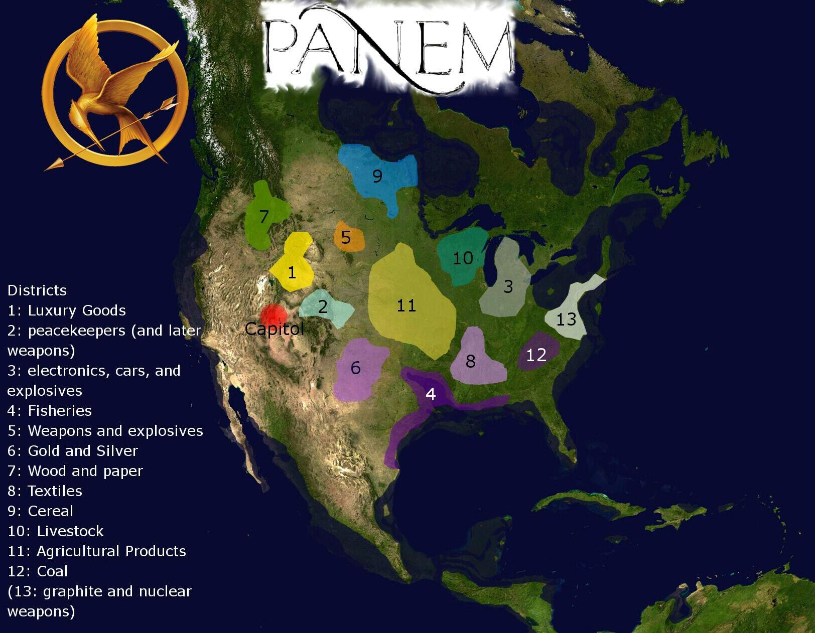 Welche Karte ist richtig (Panem)? (Schule, Buch, Tribute von Panem)