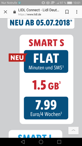 Welche Lidl Internet Tarif Kaufen Handy Smartphone Urlaub