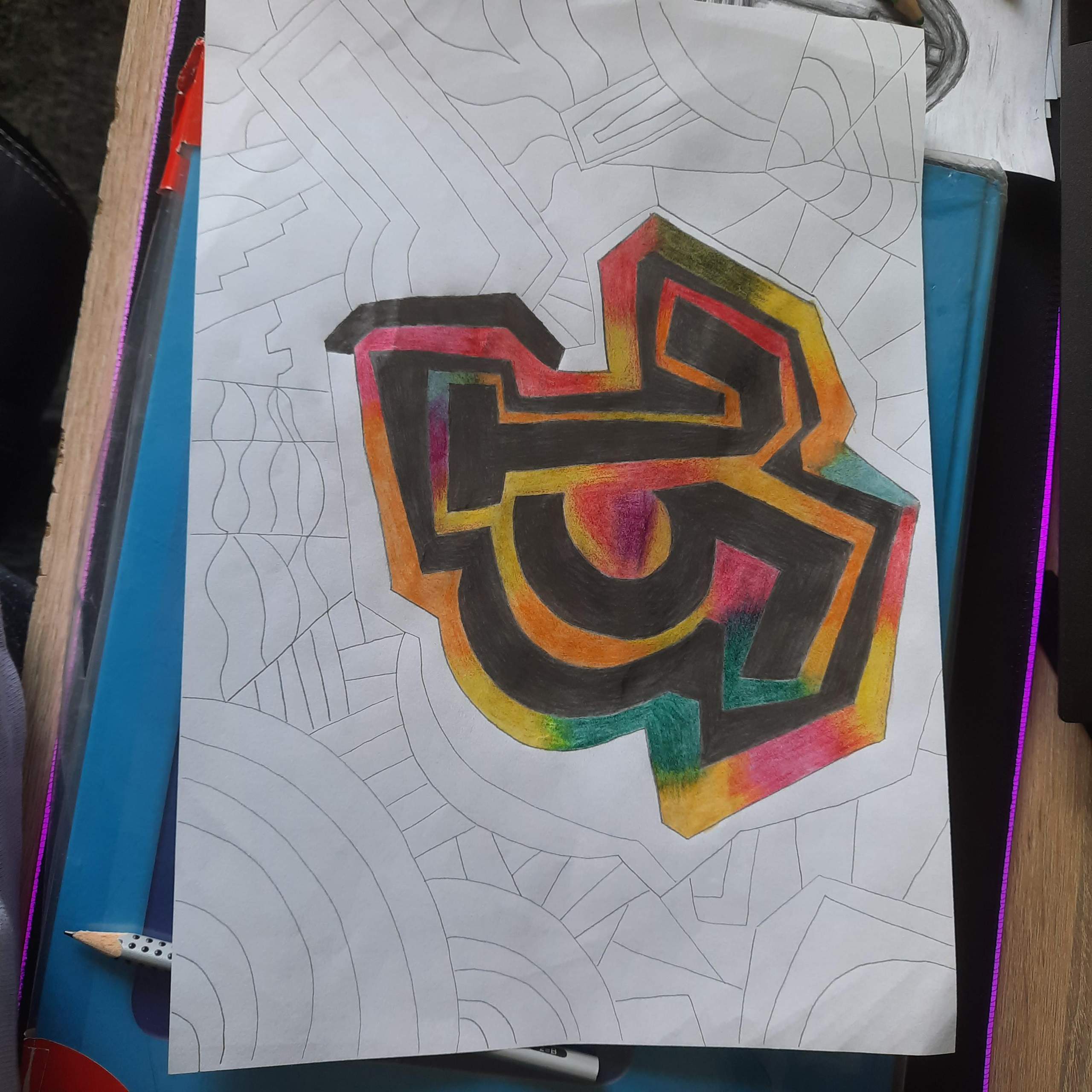 Welche Note würdet ihr dieses Bild geben? (Schule, Kunst)