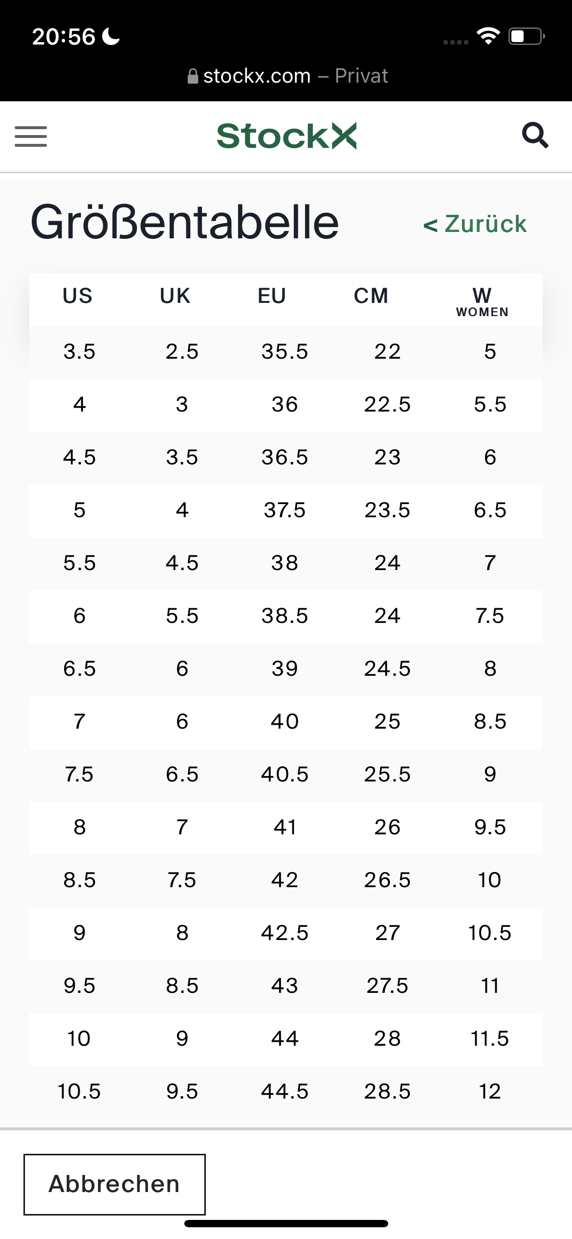 Prada größentabelle schuhe Clearance