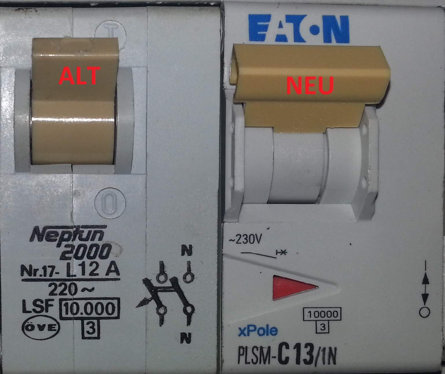 Welche Sicherung für den HausSicherungskasten? Habe schon einmal ohne