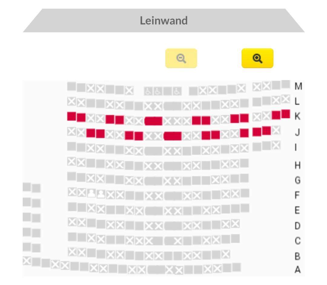 Welche Sitzplätze sind im Kino am besten? (Technik, Technologie, Film) Welche Sitzplätze sind im Kino am besten? (Technik, Technologie, Film)
